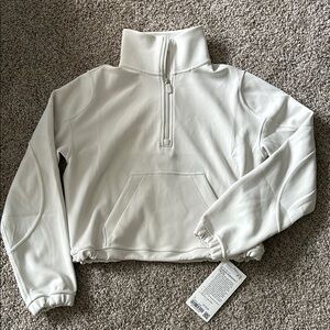Lululemon Brushed Softstreme Half Zip Size 2 NWT